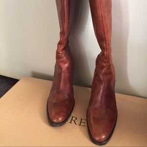 J Crew High Leather boots